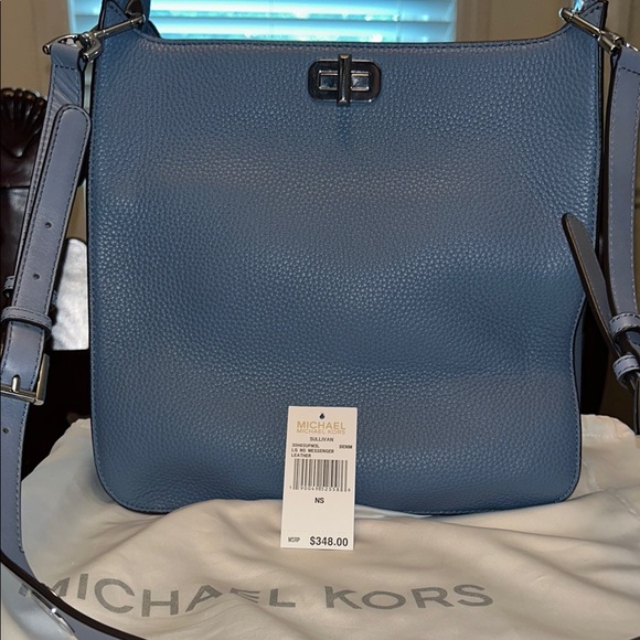 Michael Kors Handbags - Michael Kors Light Blue Leather Tote